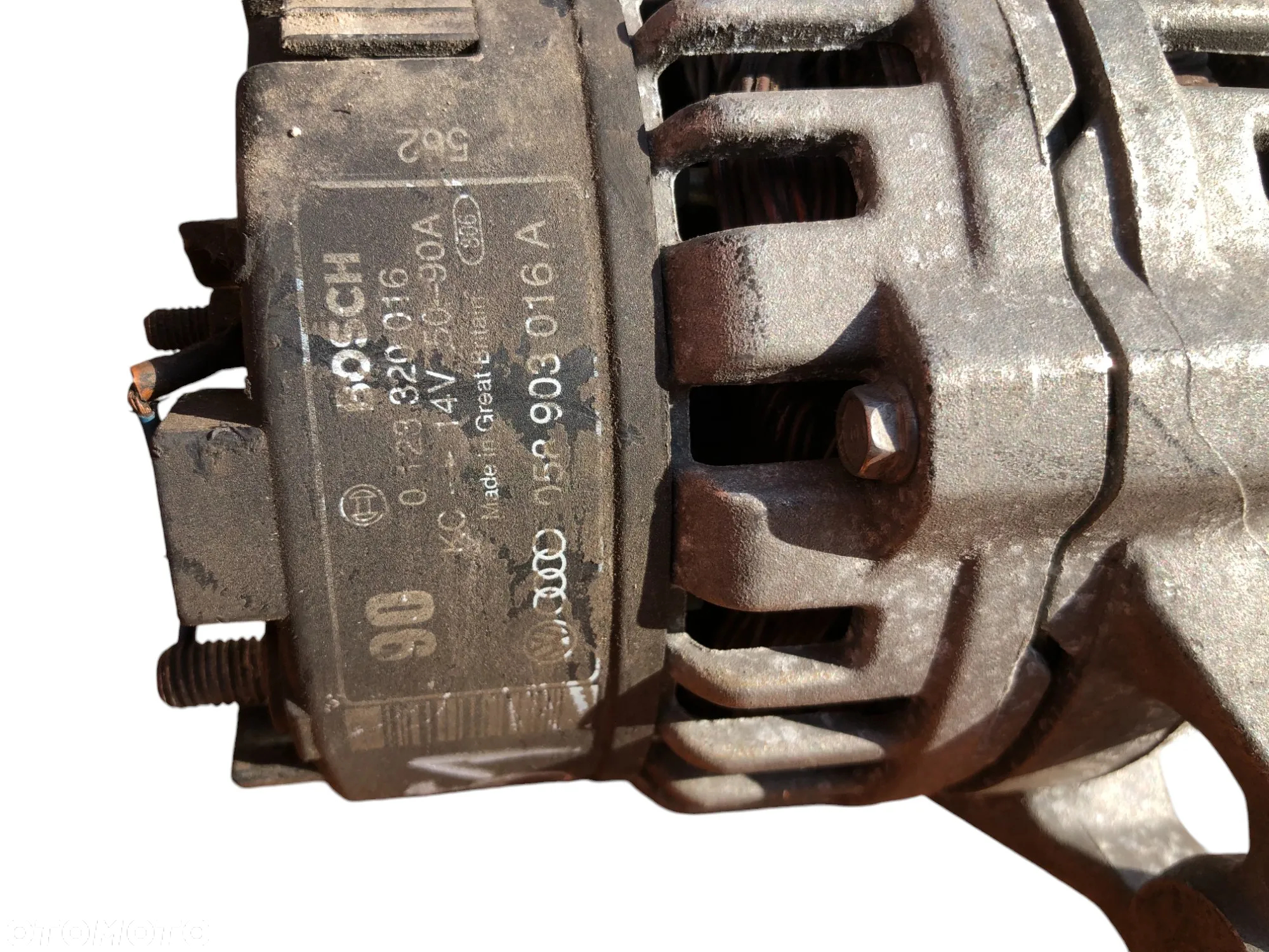 Alternator 5PK 90A 058903016A Audi A4 B5 Vw Passat B5 1.6/1.8 Benz 125 KM 0123320016- Gwarancja Wysyłka - 5