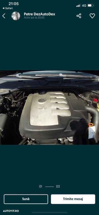 DEZMEMBREZ Piese VW Volkswagen Touareg Facelift Motor 2.5 3.0 Diesel Cod BAC BPE BKS BMK CASA euro 4 Cutie de Viteze Automata COD JXT HXG Manuala 2005-2010 - 7