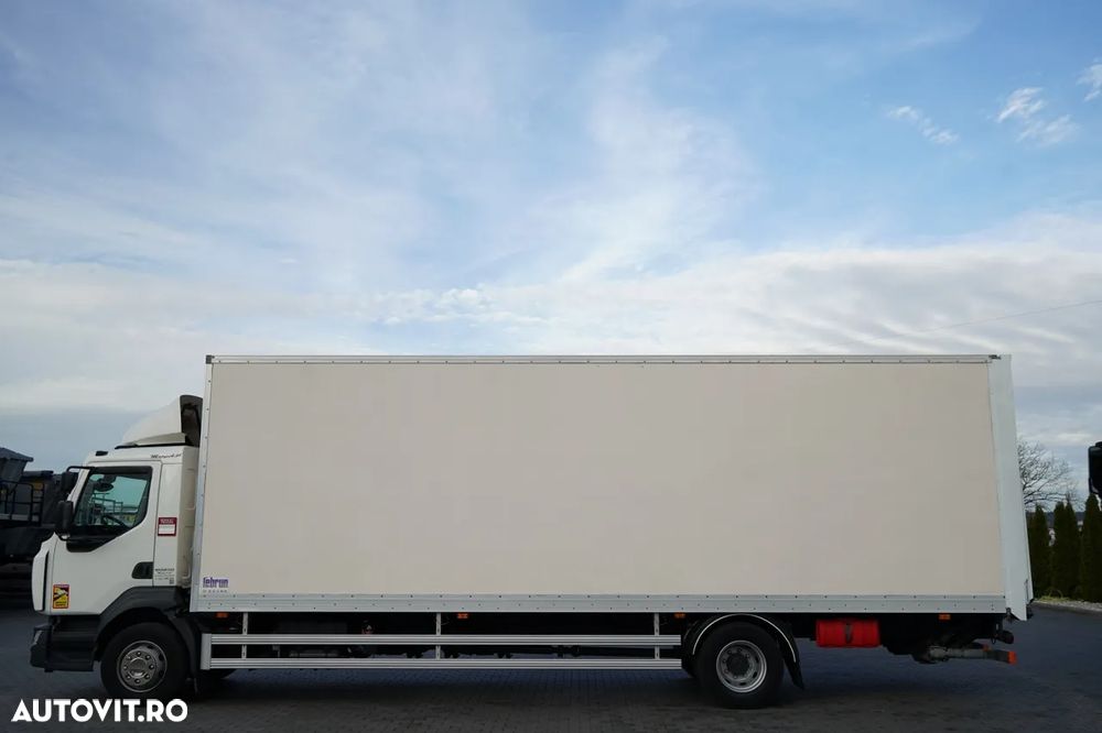 Renault D 210 / 4x2 / CONTAINER / 8,6 M / PODEA RESISTENTĂ / ELEVATOR DHOLLANDIA - 4