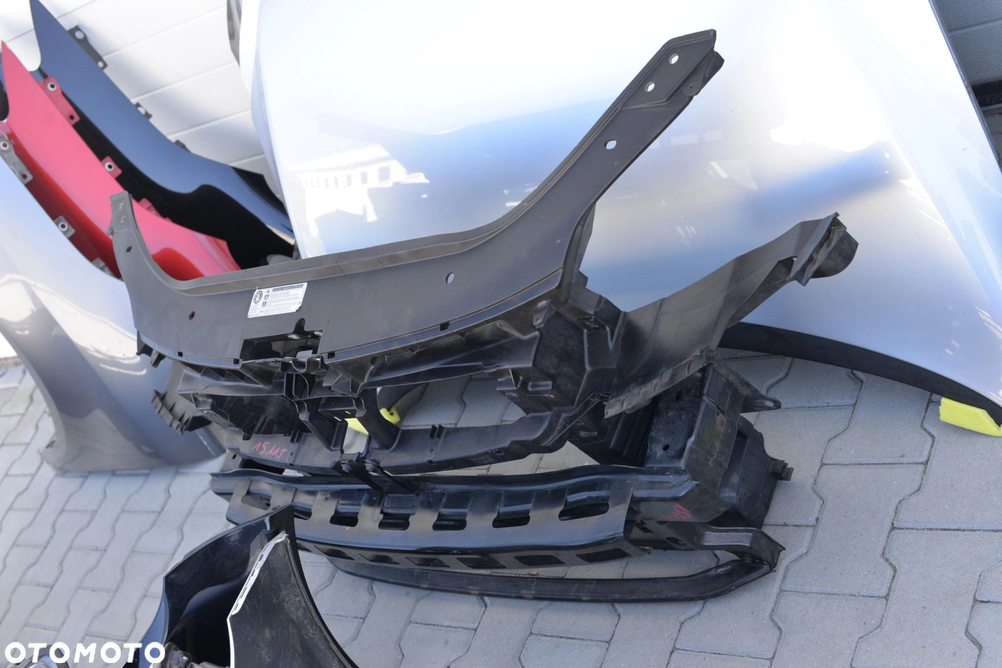MASKA ZDERZAK GRILL BŁOTNIK LAMPA H7 XENON PAS BELKA VW GOLF VI 6 PLUS - 9