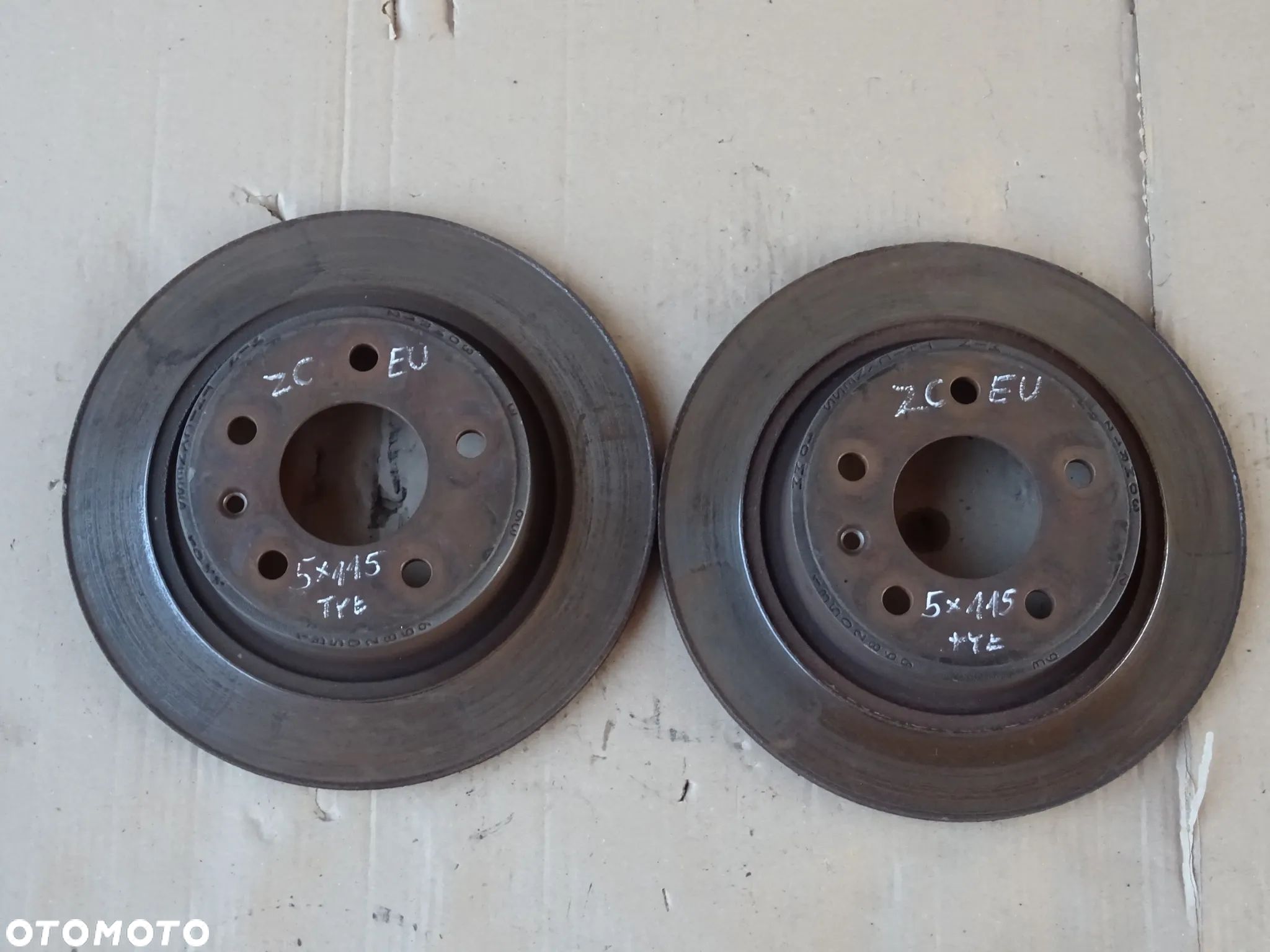 TARCZE HAMULCOWE TYŁ OPEL ZAFIRA C TOURER ASTRA J ORLANDO 5x115 - 1