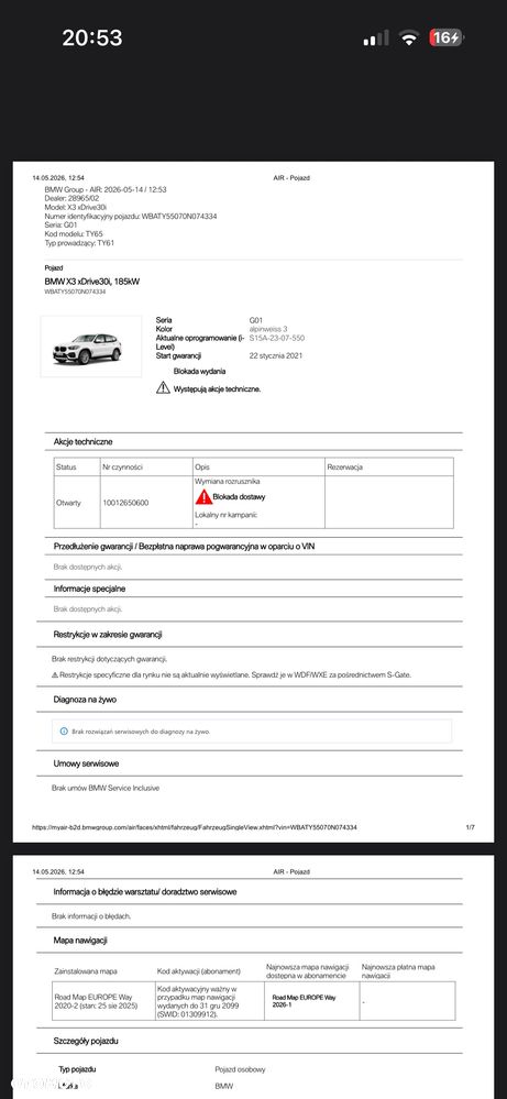 BMW X3 xDrive30i M Sport sport - 30