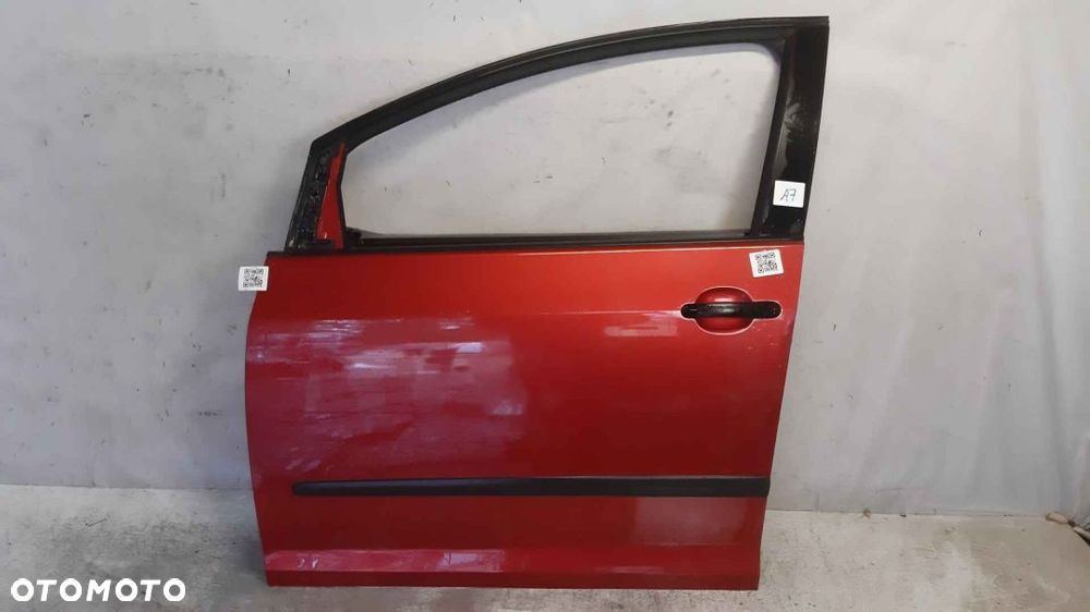 ^ DRZWI PRZÓD PRZEDNIE LEWE DO VOLKSWAGEN VW GOLF V 5 PLUS BORDO BORDOWA LA3X - 1