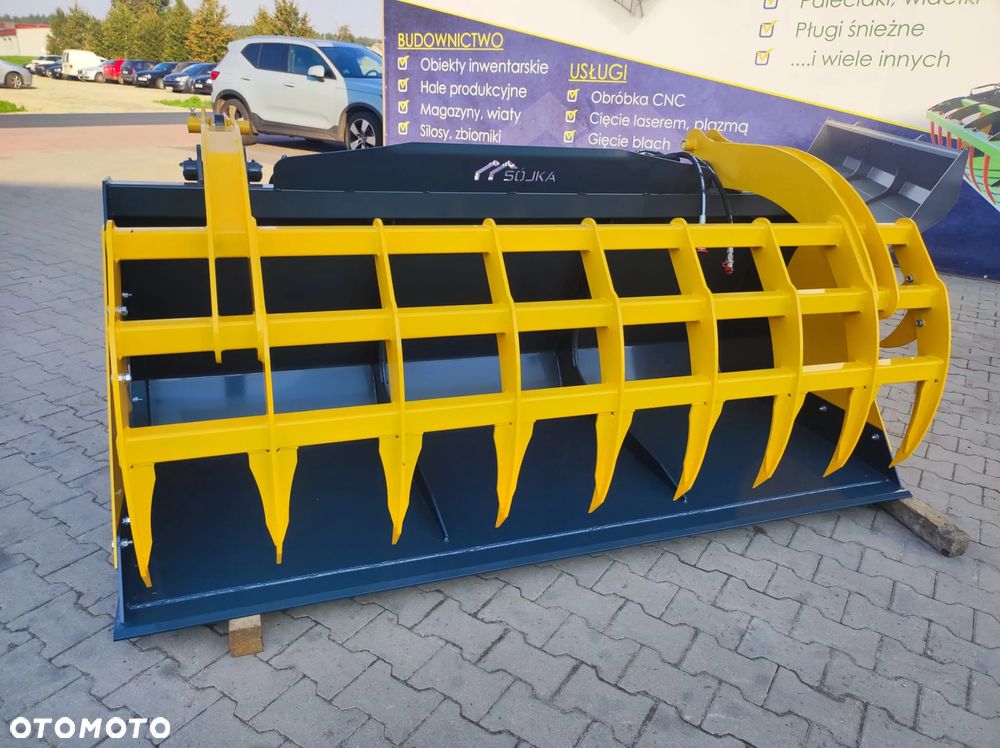 Łyżko krokodyl, ząb palony, 220 cm, mocowanie euro, Case, Bobcat, Weidemann, Schaffer - 2