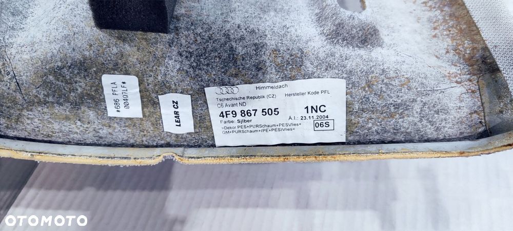 PODSUFITKA AUDI A6 C6 AVANT 4F9867505 1NC SILBER - 7
