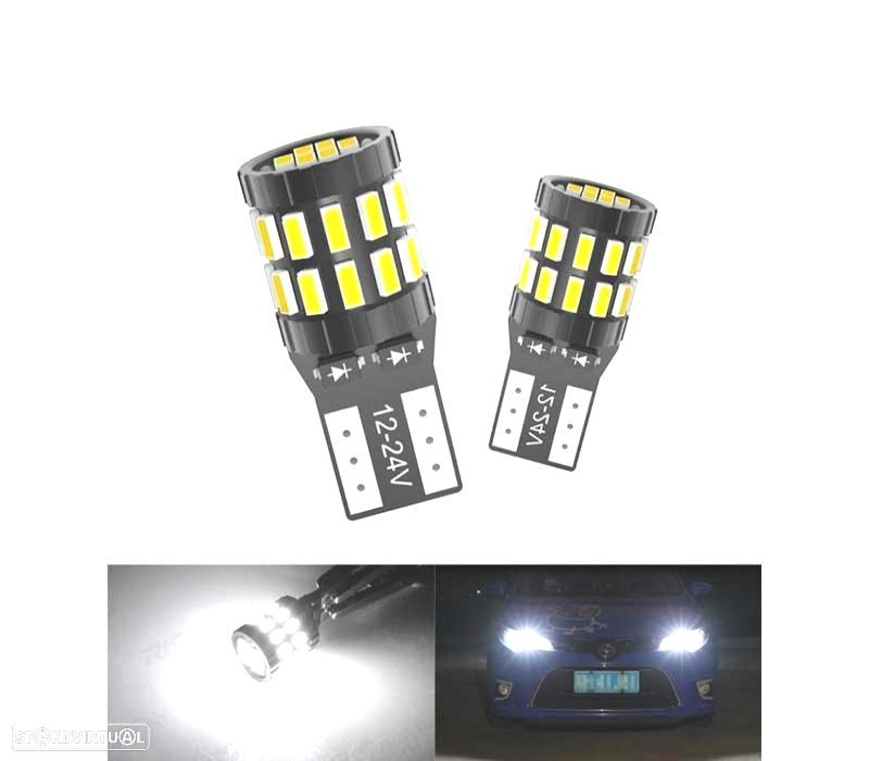 LÂMPADA LED CANBUS H-POWER W5W T10 30LED 300LM - 1