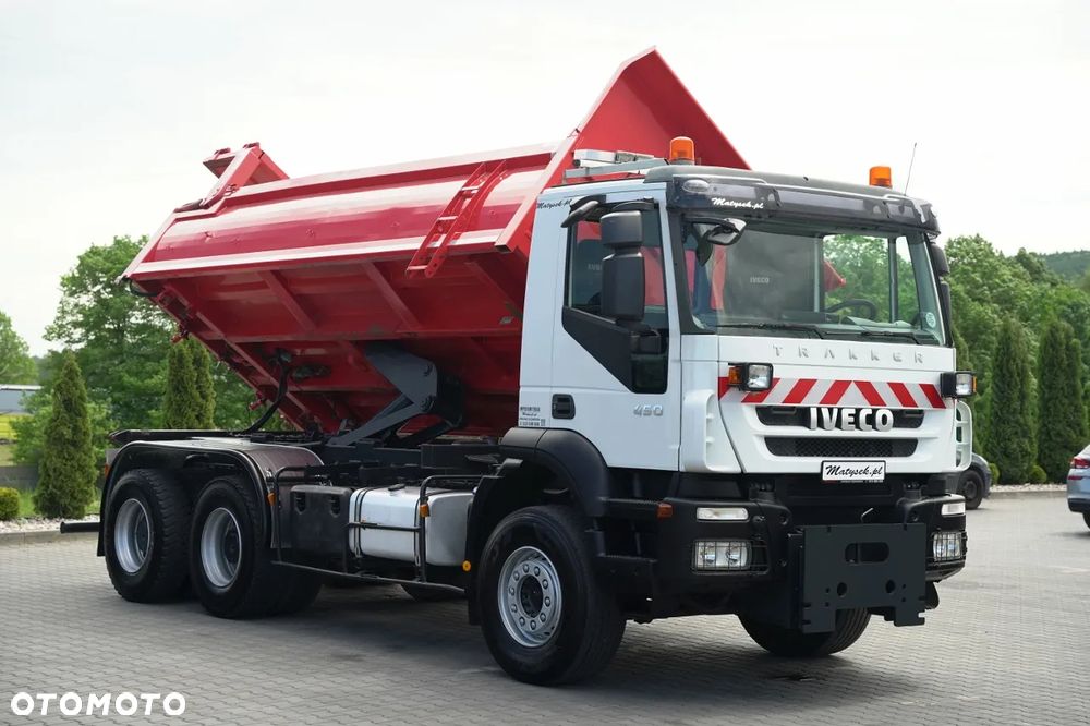 Iveco TRAKKER 450 / 6X4 / WYWROTKA / HYDROKLAPA / HYDROBURTA / BORDMATIC / CZOŁOWNICA / EURO 5 / - 9