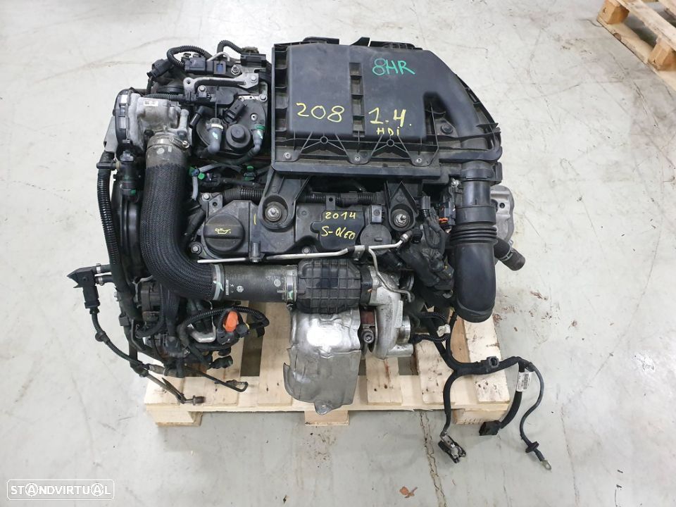 Motor Peugeot 208 1.4 HDI 2014 de 68cv, ref 8HR - 1