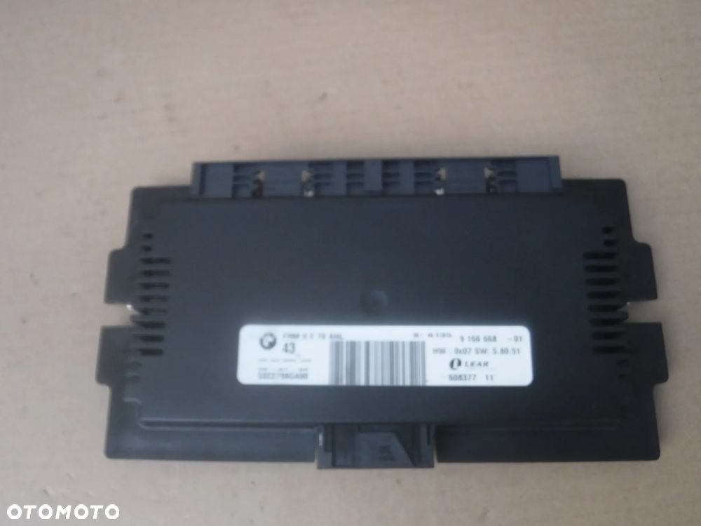 BMW X5 E70 X6 E71  modul swiatel sterownik xenon 9166668 - 1