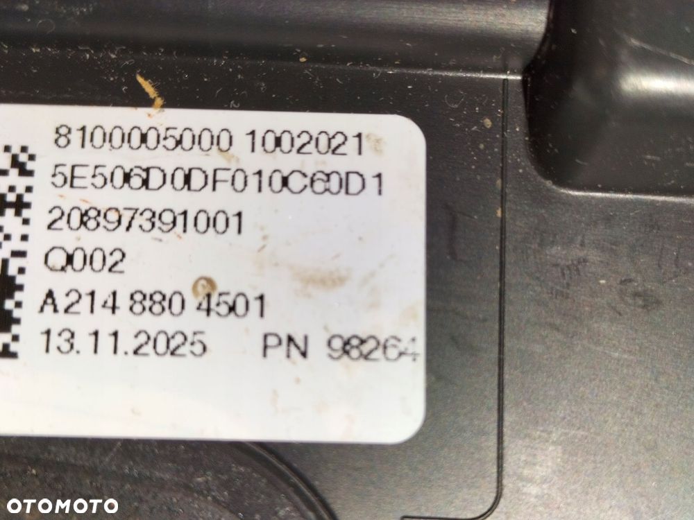 atrapa kratka grill mercedes e klasa w214 22- amg led silver diamond - 13