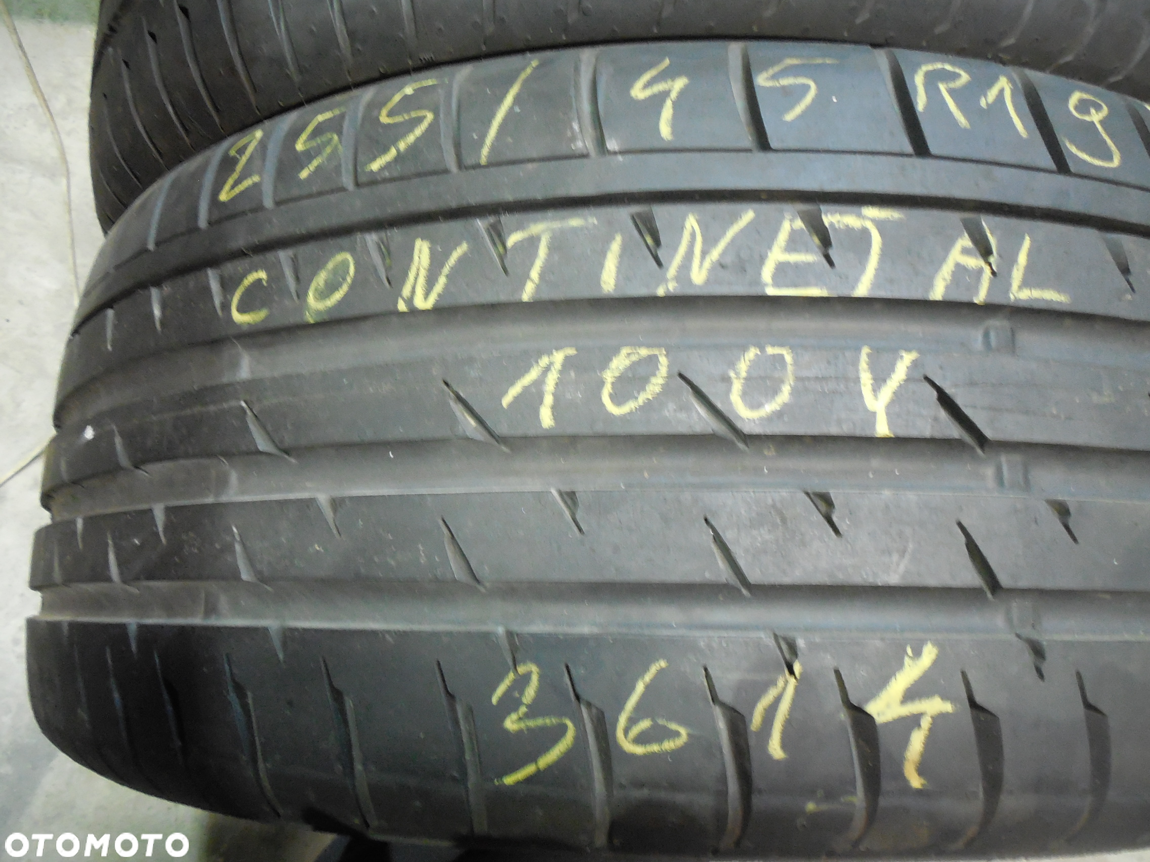 OPONY 255/45R19 CONTINENTAL CONTI SPORT CONTACT 3 DOT 1415/ 3614 8.5MM - 3