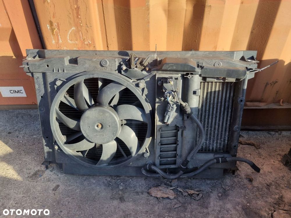 peugeot 3008 2.0 hdi pas przedni chłodnice komplet wentylator intercooler - 1