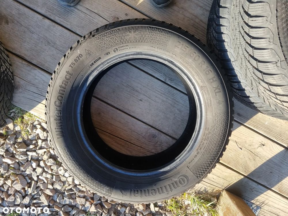 Opony CONTINENTAL WINTER CONTACT TS870 215/60R16 99H 2025r,4x8mm jak nowe - 12