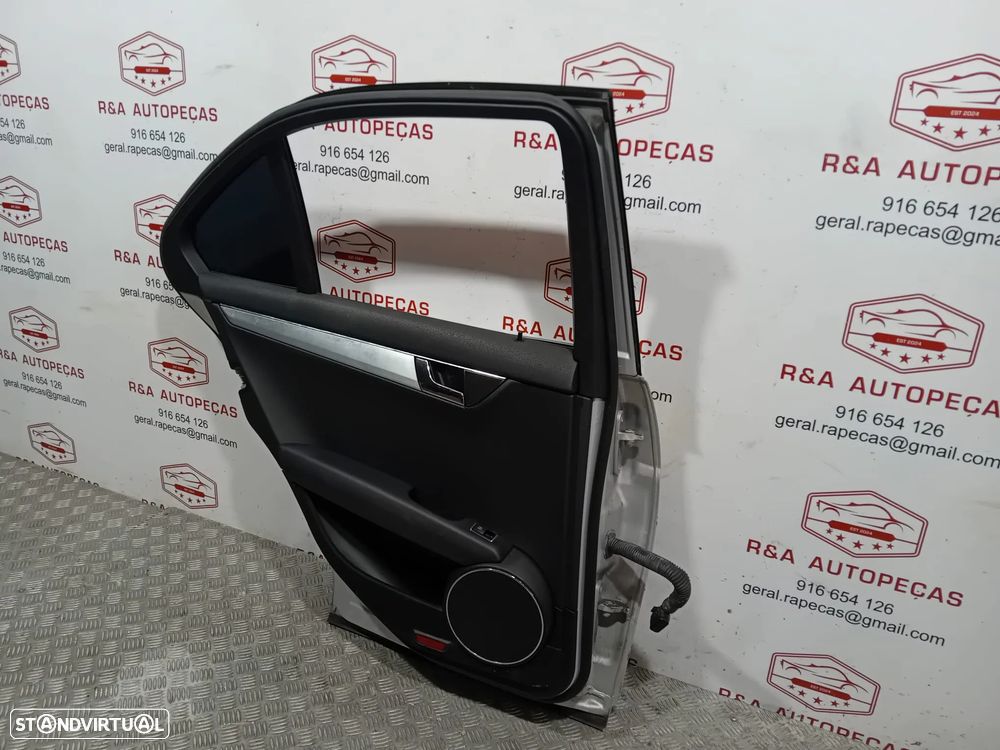 Porta Trás Traseira Esquerda Mercedes Class C W204 Sedan Original - 5