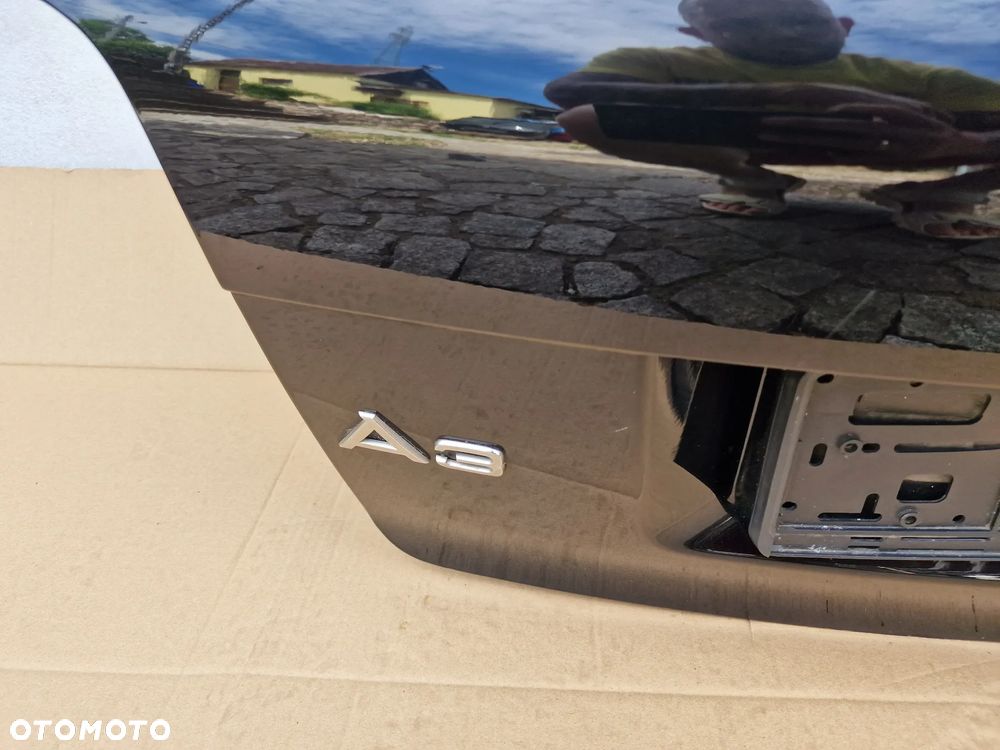 AUDI A3 8P 8P0 LIFT 03-12 3D KLAPA TYLNA TYLNIA TYŁ / KOLOR CZARNY METALIK / IDEALNA , NR AUKCJI KL5 - 8