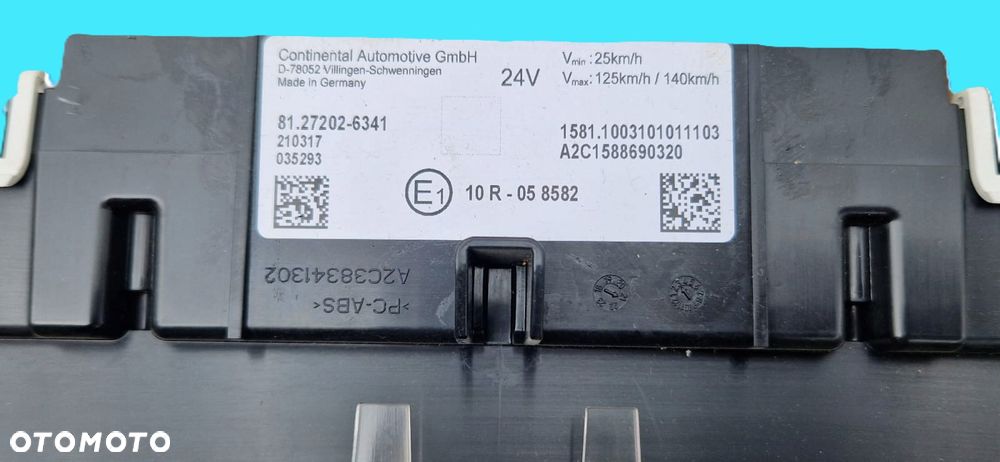 LICZNIK ZEGARY MAN TGX TGS 81.27202-6341 ORYGINAL - 4