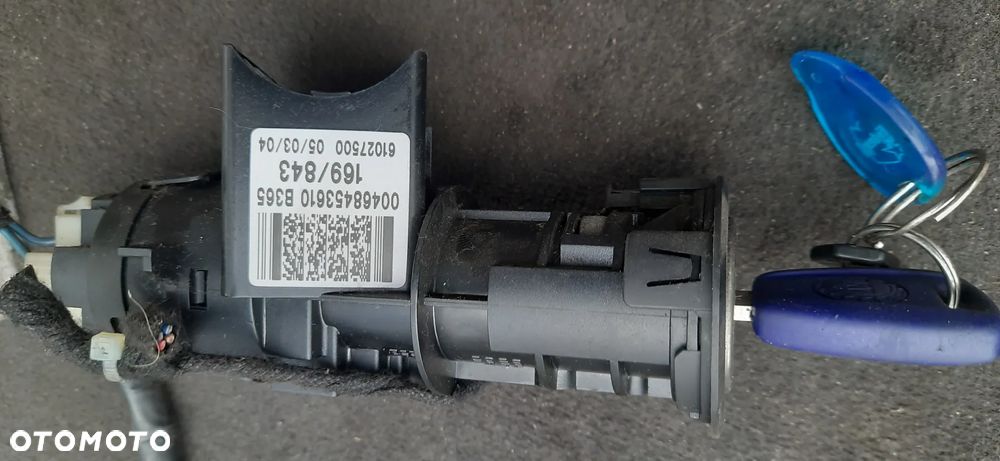 FIAT Panda 1.1 Zestaw startowy sterownik silnika 55188619 iaw 4af S118578010C 040314060523 Stacyjka dwa kluczyki - 6