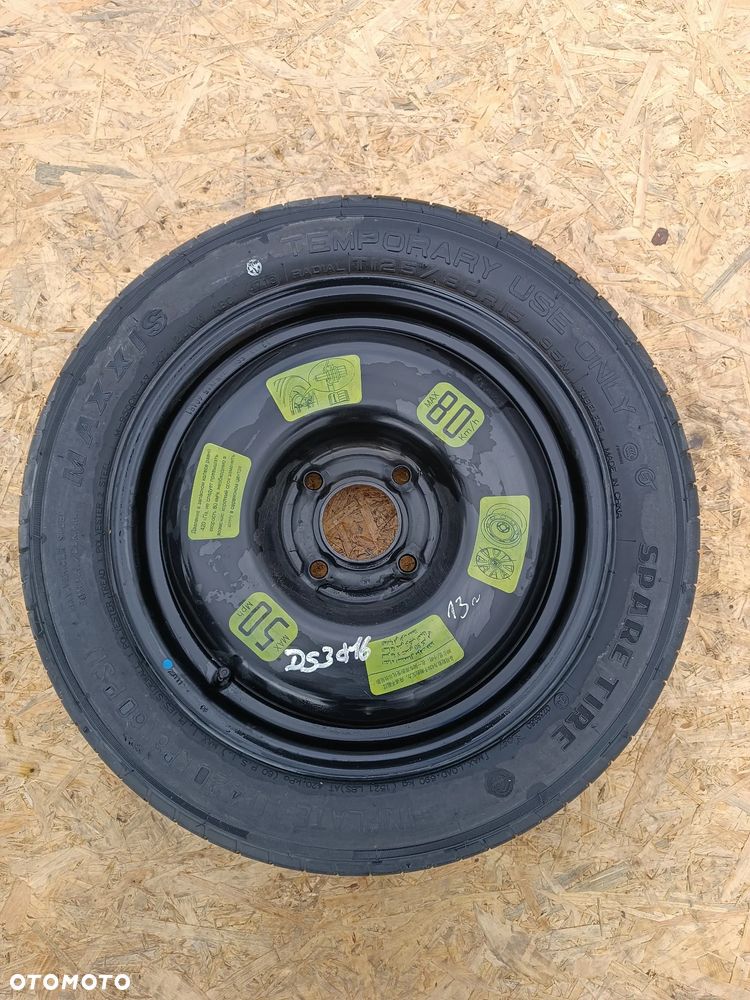KOŁO DOJAZDOWE ZAPASOWE CITREON C3 II DS3 15 CALI 4X108 - 1