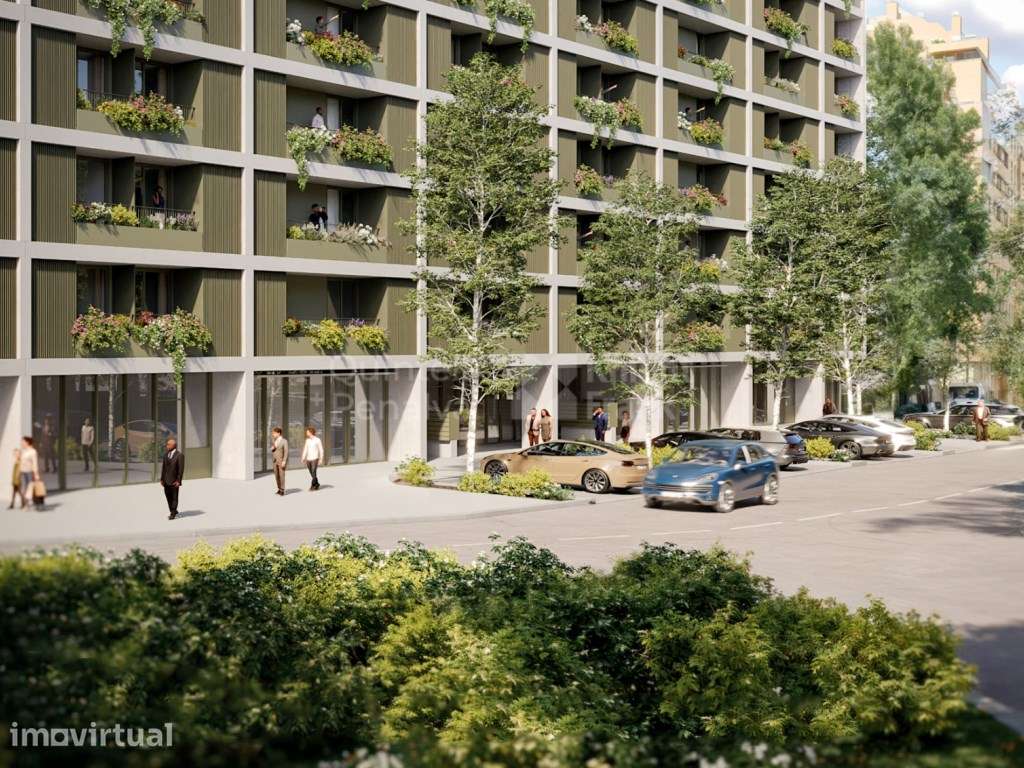 Apartamento T0 com varanda e estacionamento, nos Jardins d'Arrábida - Grande imagem: 3/20