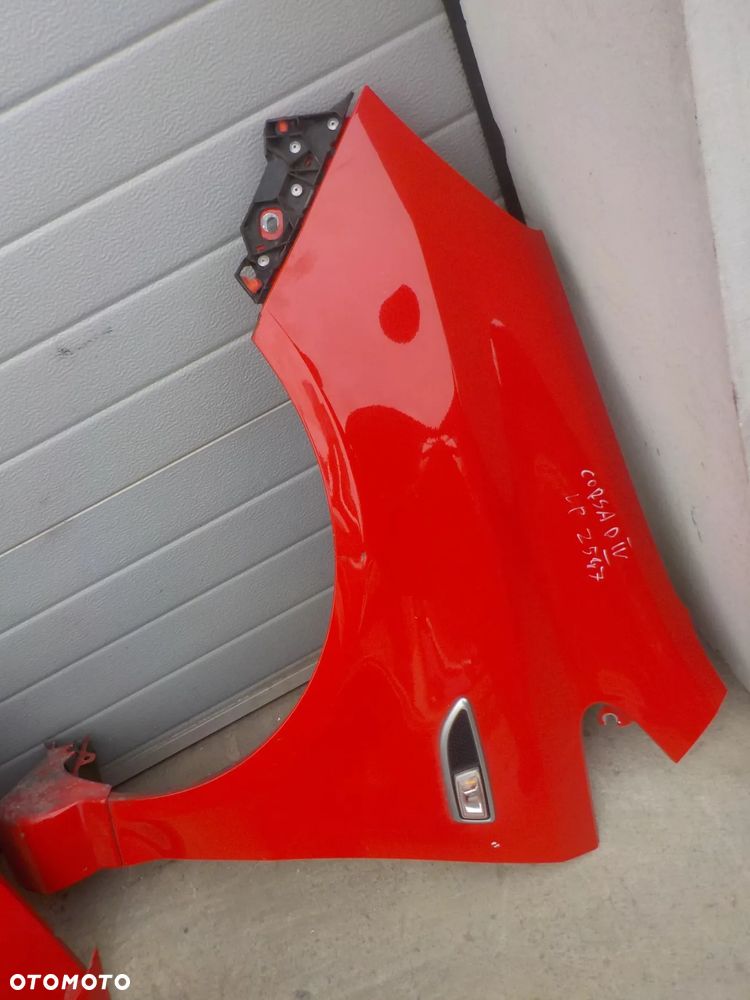 OPEL CORSA D 1.6T B OPC PRZÓD MASKA ZDERZAK BŁOTNIKI PAS PRZEDNI Z CHŁODNICAMI LAMPY UK KOLOR Z547 - 9