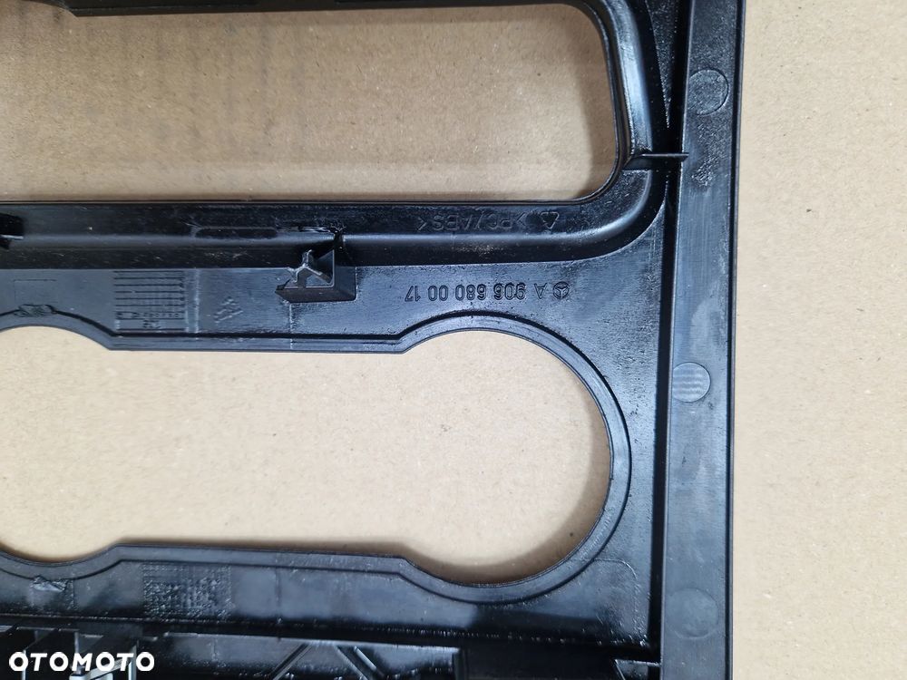 VW CRAFTER SPRINTER W906 RAMKA RADIA OBUDOWA PLASTIK RADIA KONSOLI A9066800017 - 3