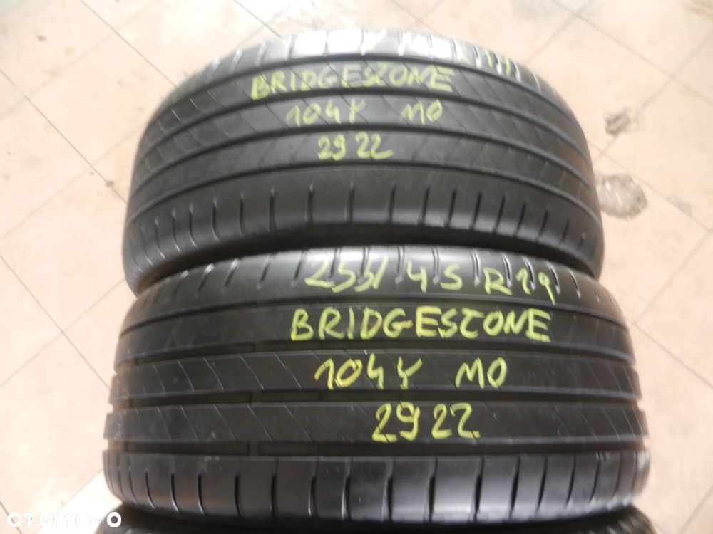opony 255/45r19 bridgestone turanza t005 7,2mm lato komplet - 3