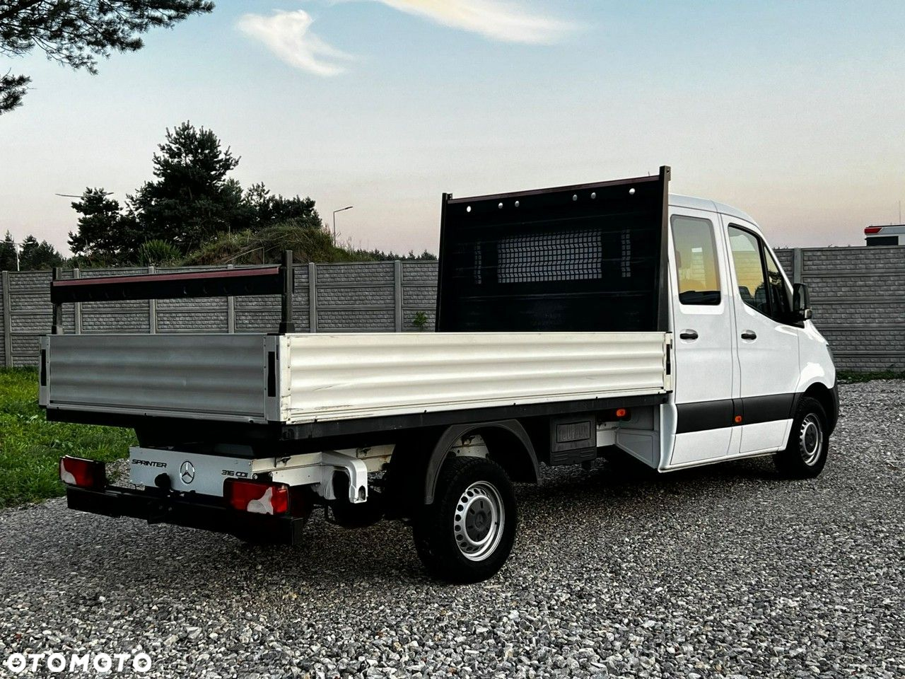 Mercedes-Benz Sprinter 316 CDI automat MAX burtowy skrzynia Doka brygadiera 6-cio miejscowy z Niemiec 3,4m paka 2020 model - 5