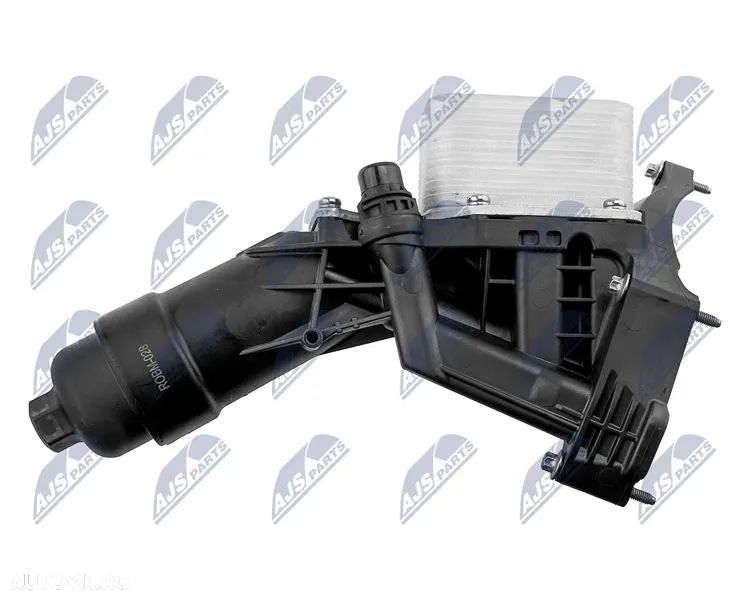 Baterie / carcasa suport filtru ulei radiator racire termoflot BMW motor 2.0 diesel B38, B46, B47, B48 seria 1 F20 F21, seria 3 F30 F31 F34 F80, seria 5 F07 F10 F11 F90 G30 G31, seria 2 F22 F23, seria 4 F32 F33 F82 F83, seria 6 F06 F12 F13, seria 7 G11 G12, X3 F25 F97 G01 G08, X4 F26 F98 G02, X5 F15 F85 - 1