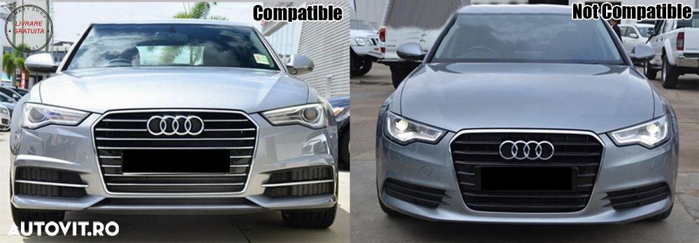 Bara Fata Audi A6 4G (2011-2015) RS6 Design- livrare gratuita - 6