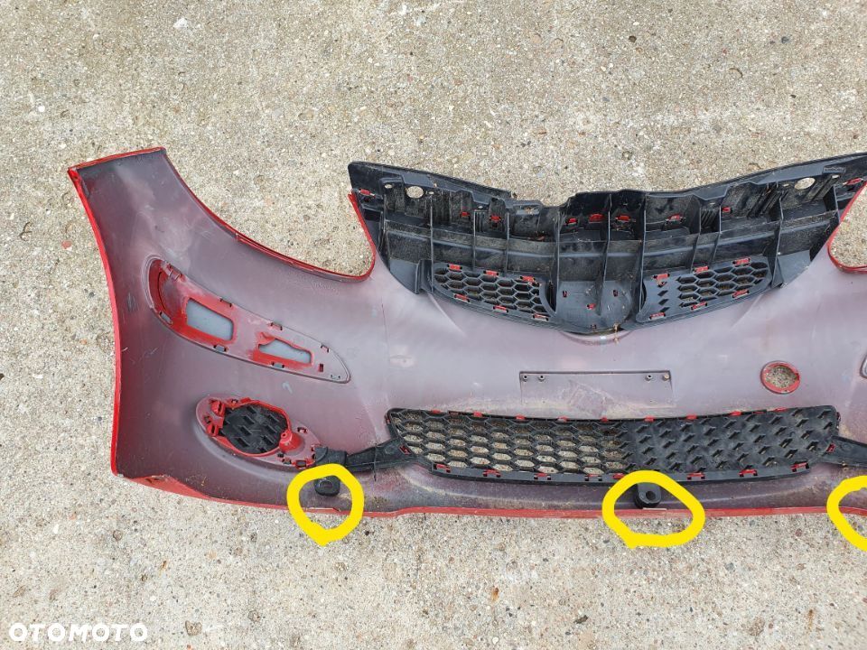 Toyota Aygo I lifting 09- zderzak przedni kratka grill - 3