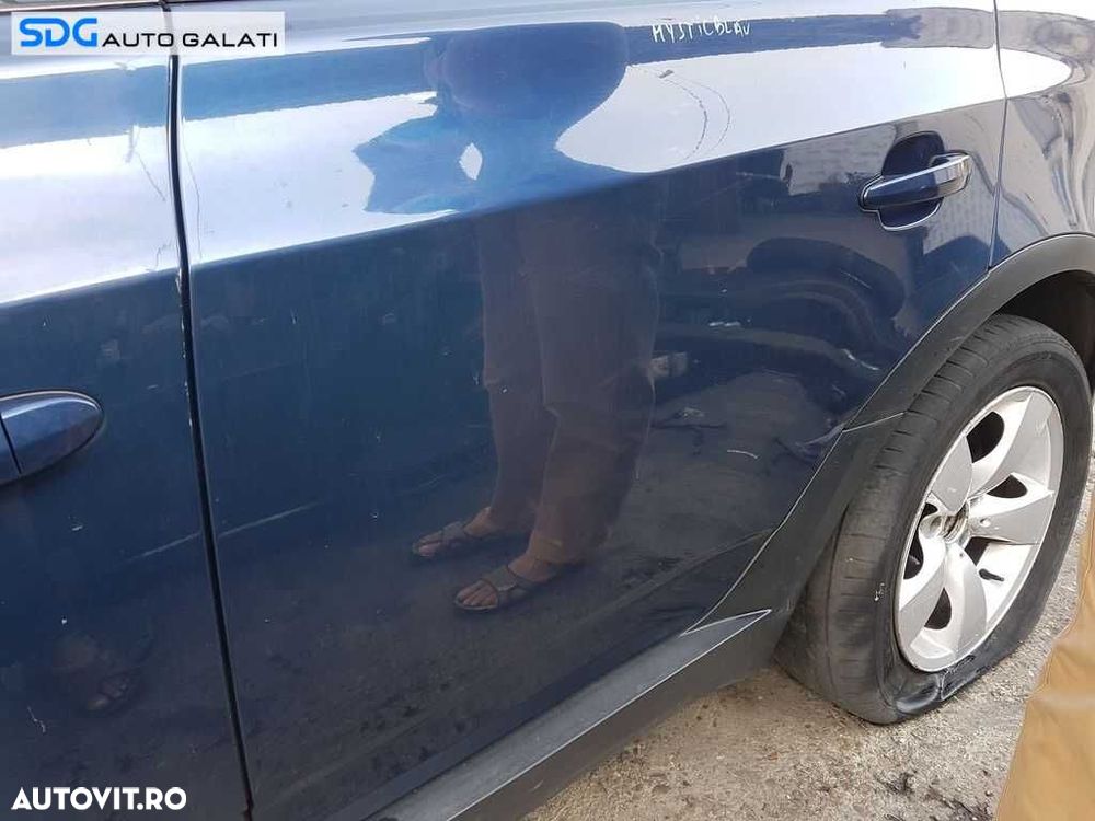 Usa Usi Portiera Portiere Spate Stanga BMW X3 E83 2003 - 2010 Cod Culoare A07/5 Mysticblau Metallic - 3