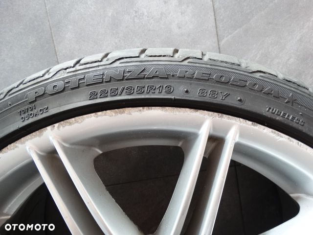 BMW Koła Styling 225 Felgi MPakiet 19 Lato 8J 9J Opony Bridgestone Potenza RE 050A  225/35R19 88Y RSC  oraz  255/30R19 91Y RSC 8037141 8037142  BMW  3 E90 E91 E92 E93 Felgi - 14