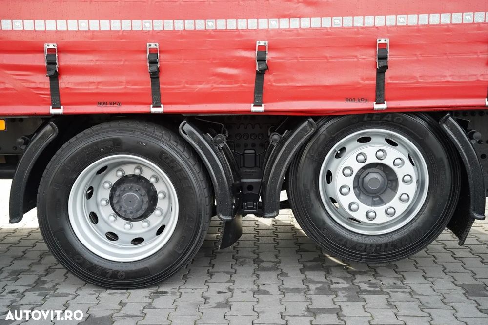 Volvo FH 460 / COMBINAȚIE TANDEM / 120 M3 / TRANSITION / I-SAVE / I-PARK COOL / DIRECȚIE CU RIDICARE AXLE / WIELTON / CORTINĂ ARMATĂ - 27