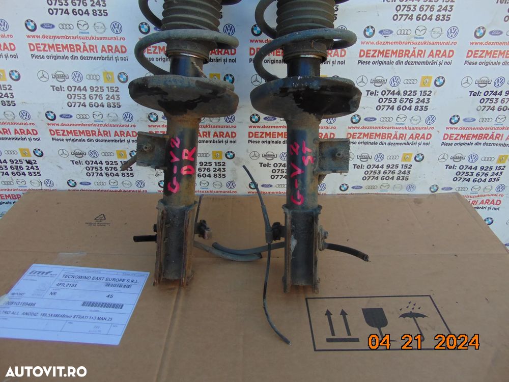 arc cu telescop fata Suzuki Vitara 2005-2012 arcuri telescoape fata suzuki grand vitara 2 stanga dr - 2