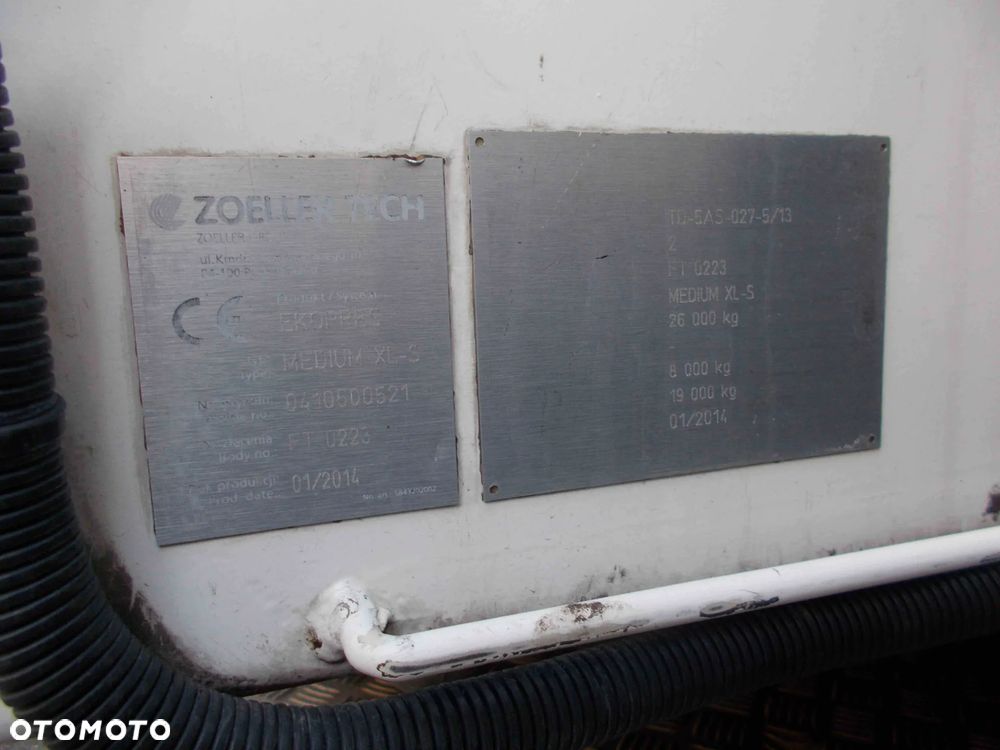 Scania P280 2013r ŚMIECIARKA ZOELLER MAŁY PRZEBIEG 143 TYŚ KM - 11