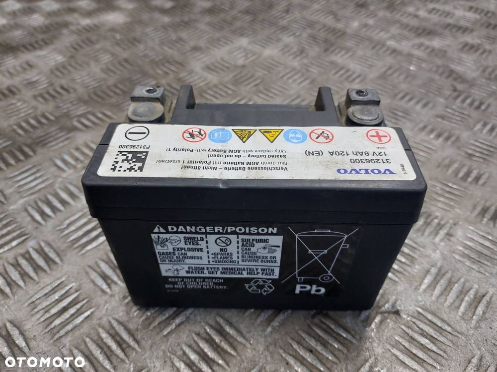 AKUMULATOR DODATKOWY START STOP VOLVO XC60 I LIFT 2.0 D3 31296300 - 3