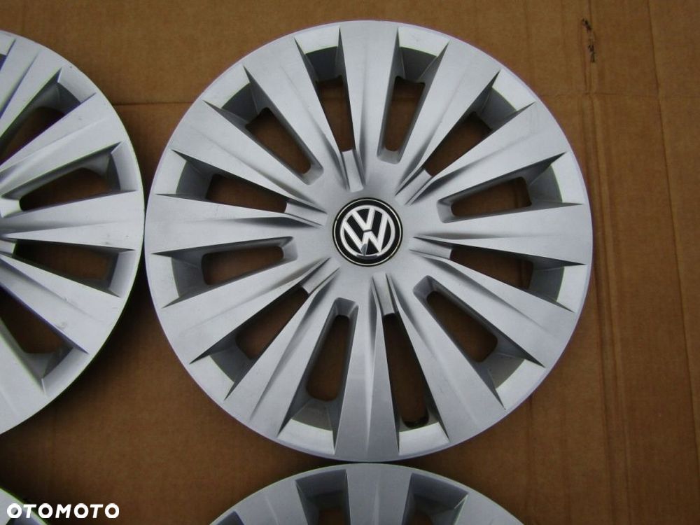 4x Kołpaki 15 VW Caddy Passat B5 Jetta Golf V VI VII Touran Polo / Oryginał - 7