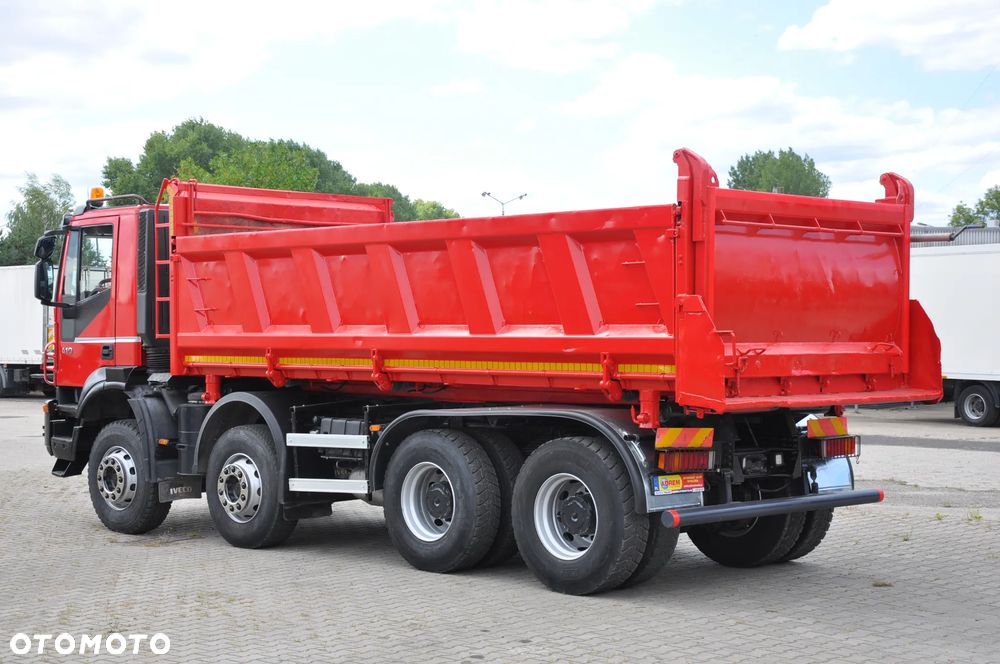 Iveco 410 TRAKKER 8x4 3 STR KIPER HYDROBURTA NOWE SPRZĘGŁO - 7