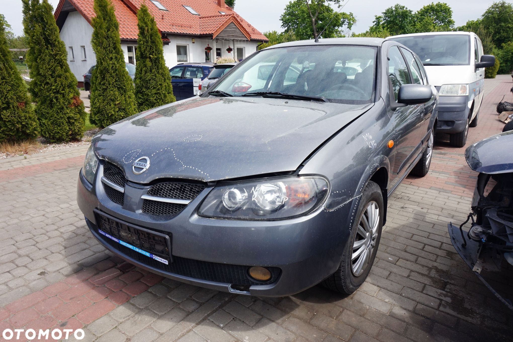 NISSAN ALMERA II N16 LIFT 5D HB 2005 KY5 1.5 16V QG15DE 98KM SZARY na części - 1