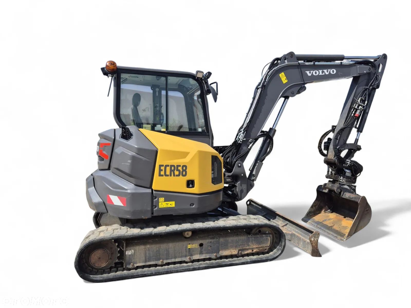 Volvo ECR 58F, 2021 ROK, GŁOWICA STEELWRIST, 2 ŁYŻKI - 1