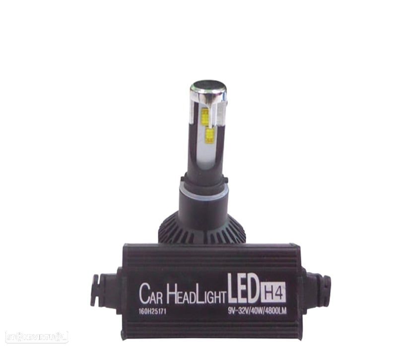 KIT LAMPADAS LED H4 SUPER CANBUS 4800LM - 5