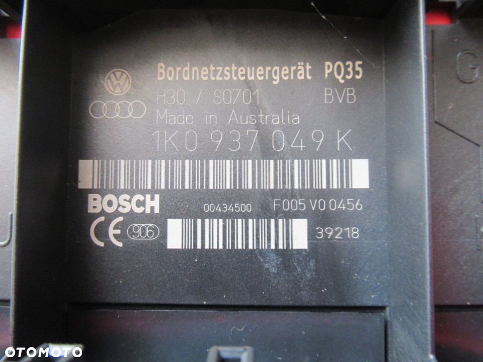 MODUŁ STEROWNIK VW Touran 1K0937049 - 2