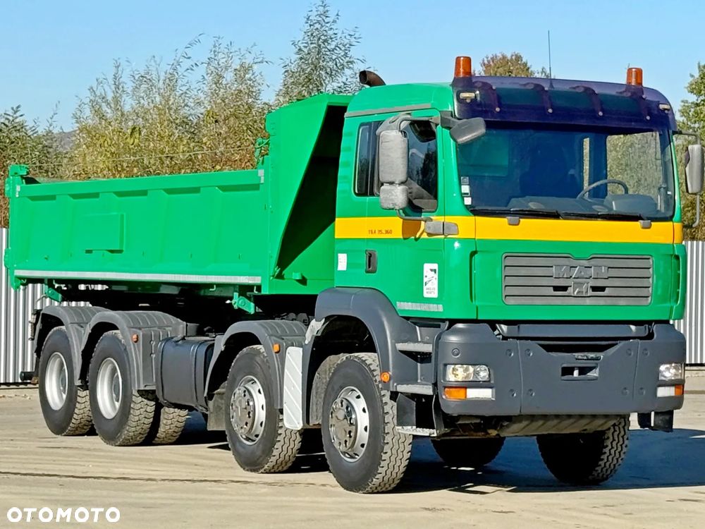 MAN TGA 35.3600 * WYWROTKA 6,10 m + BORDMATIC * 8x4 * STAN BDB - 4