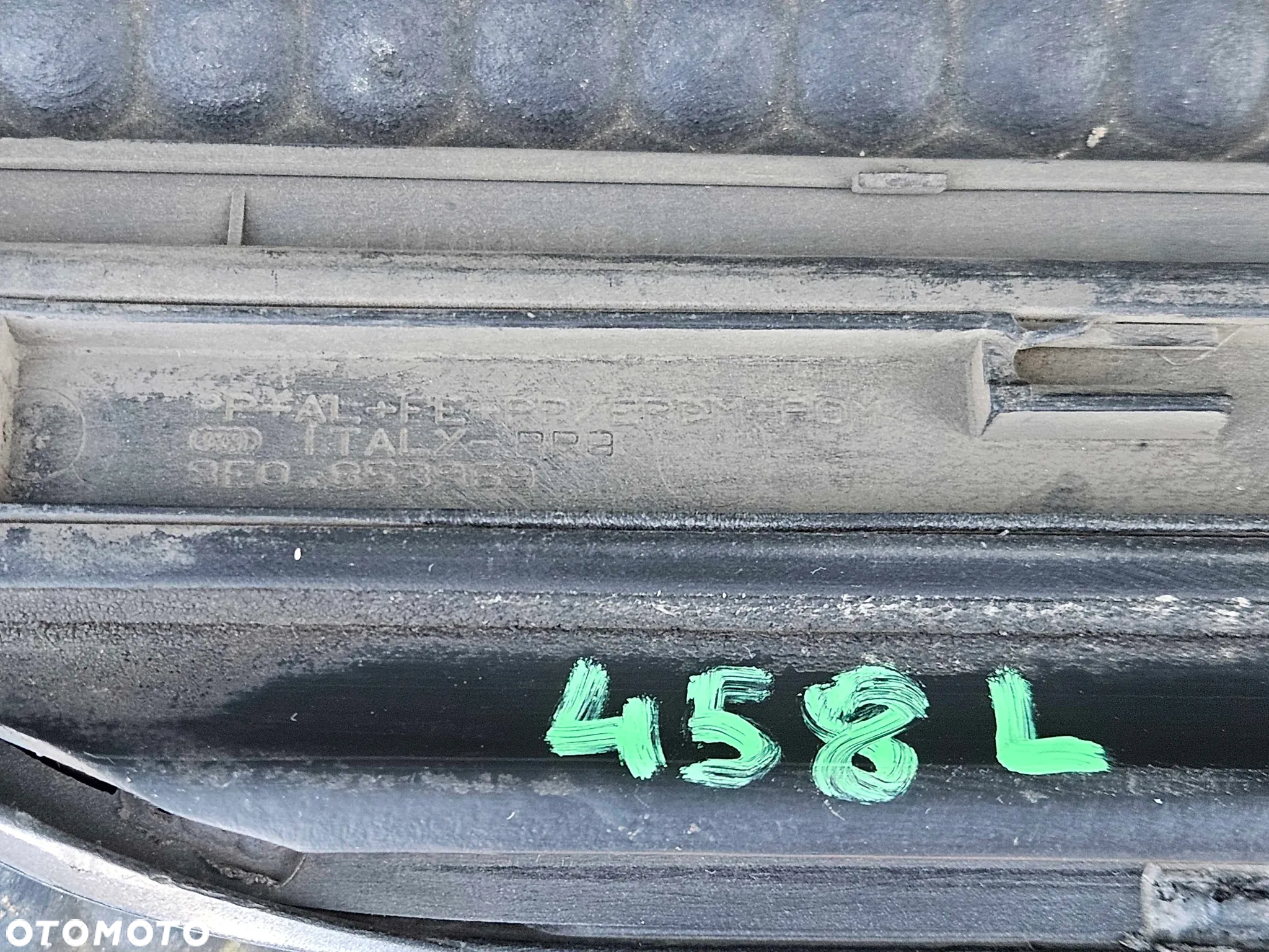 Listwa Listwy Drzwi S-Line Dolne Srebrne Komplet Audi A4 B6 B7 Oryginalne - 30