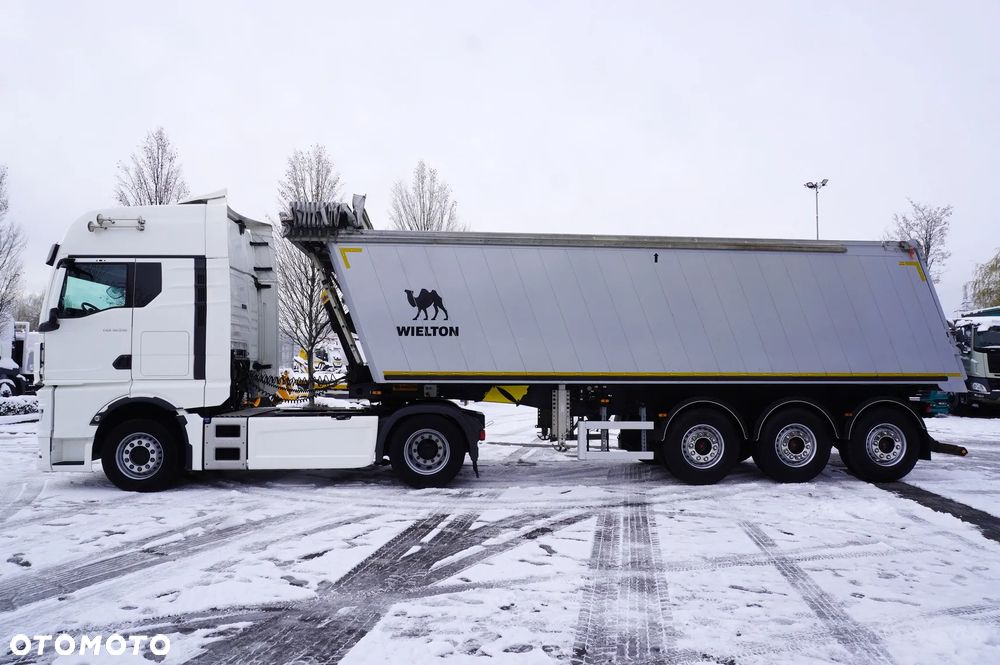 MAN TGX 18.510 E6 4×2 / Kab. sypialna / 2023 / Wielton NW-3 / poj. 38m3 - 2