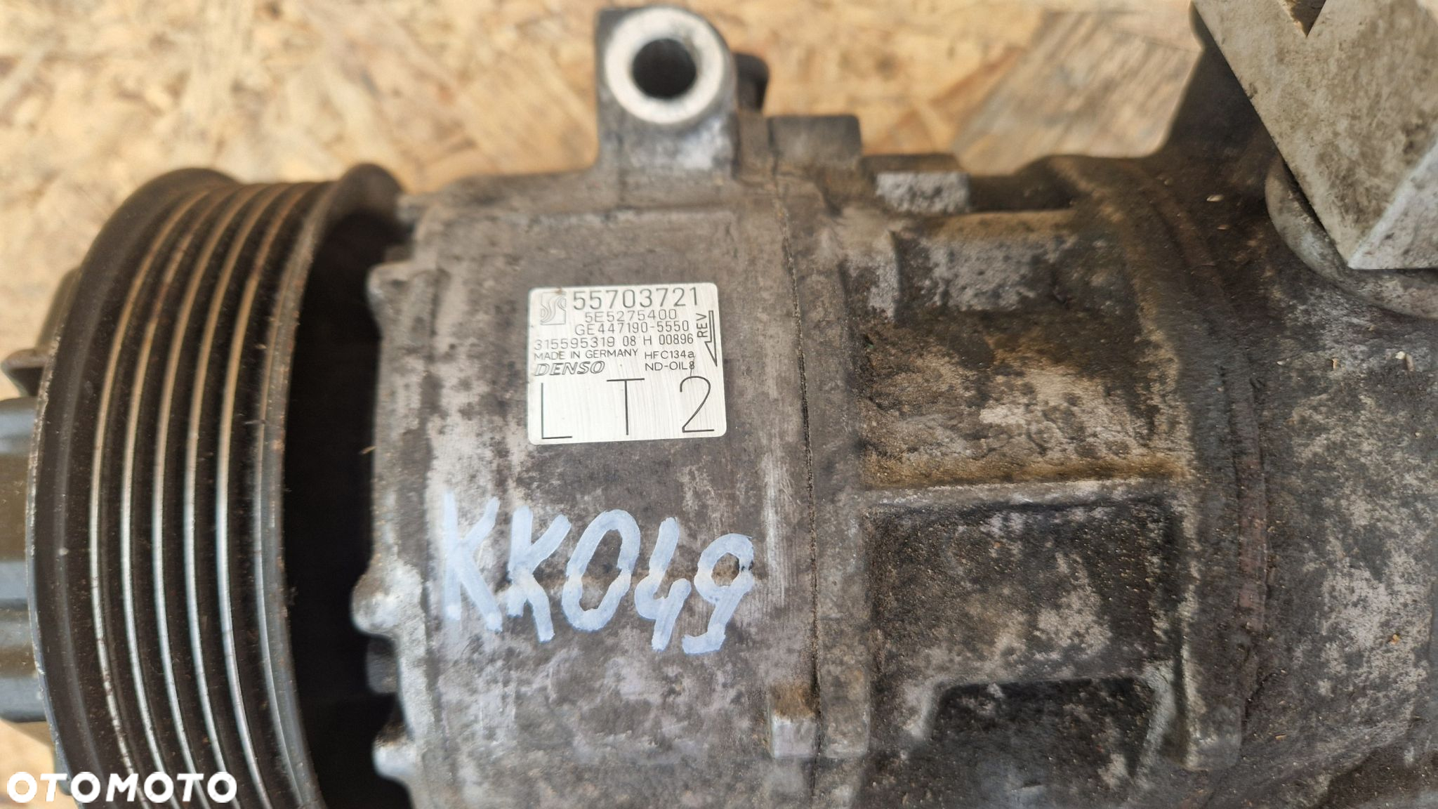 OPEL CORSA D SPRĘŻARKA KOMPRESOR KLIMATYZCJI EUROPA ORYGINALNY 55703721 - 2