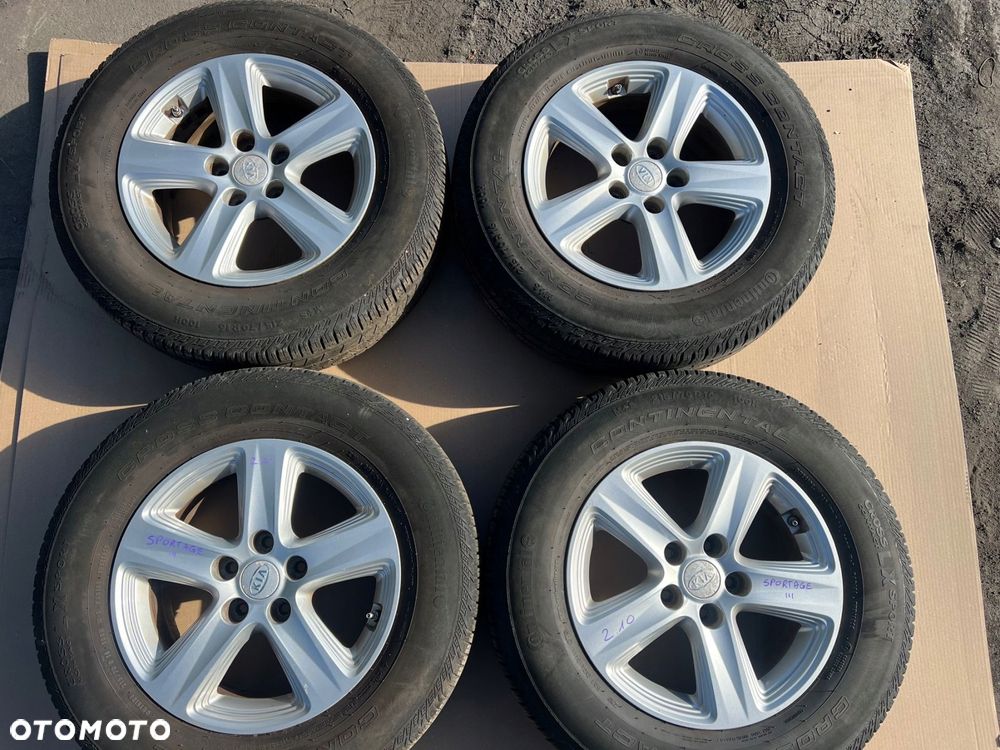 kia sportage 3 iii koło felga aluminiowa komplet 215/70 r16 52910-3w510 - 2