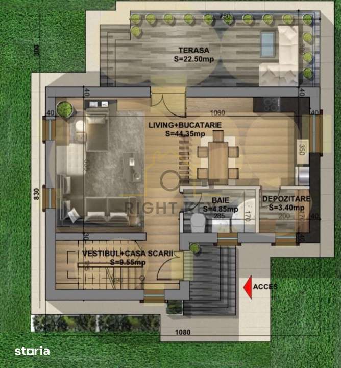 Casa P+1+pod, in zona Gulia Eden Forest, Teren 468M! Comision 0%! - Imagine principală: 3/4