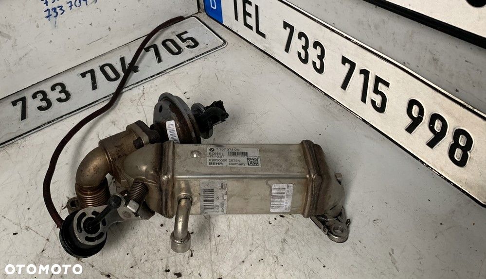 CHŁODNICA SPALIN EGR 7797371 KOMPLET BMW N47 - 1