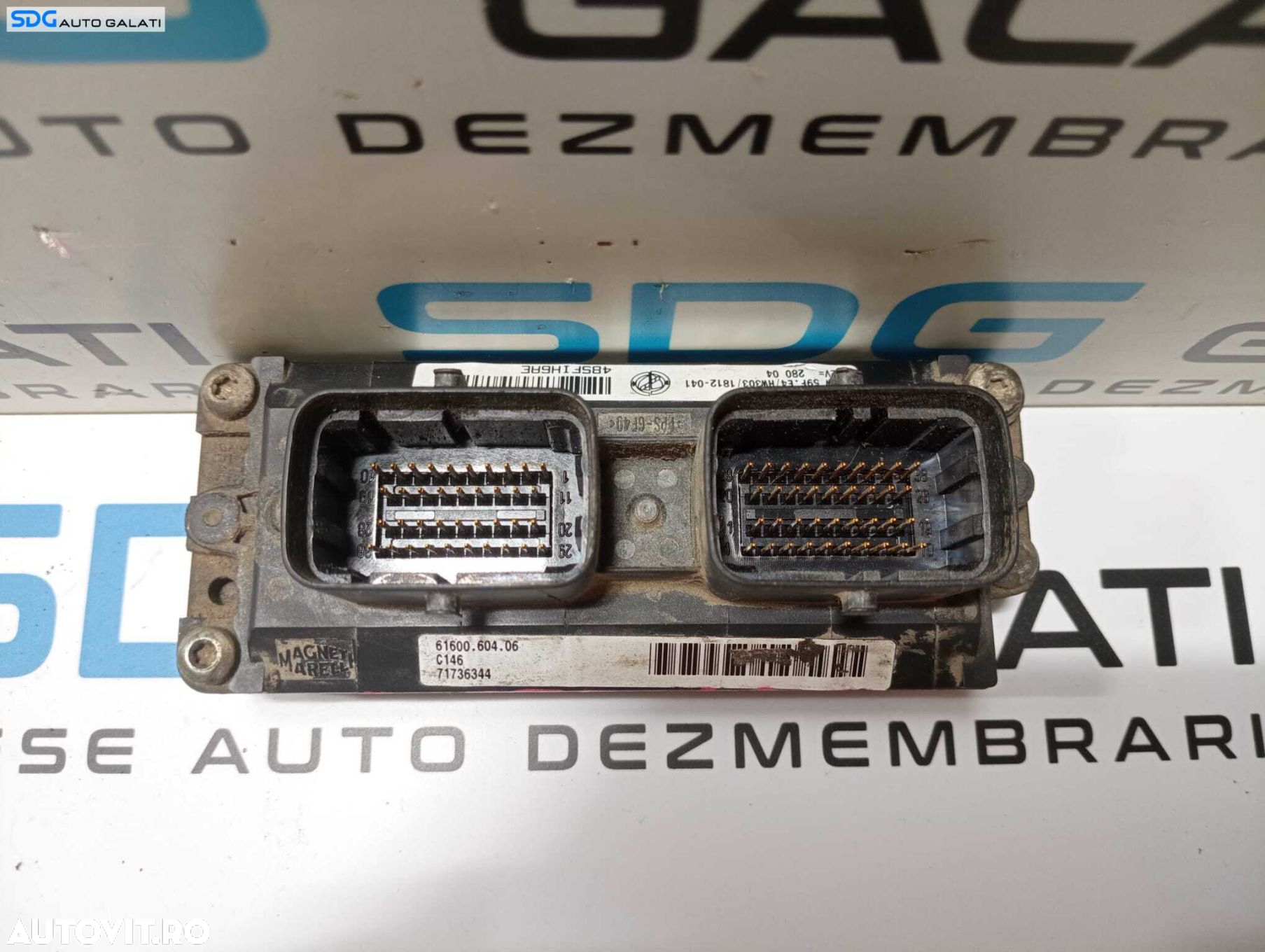 ECU Calculator Motor Fiat Punto 1.2 B 1999 - 2012 Cod 71736344 [M5893] - 5